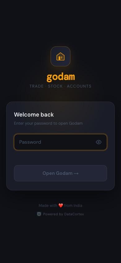 Godam — trade-ops on a phone